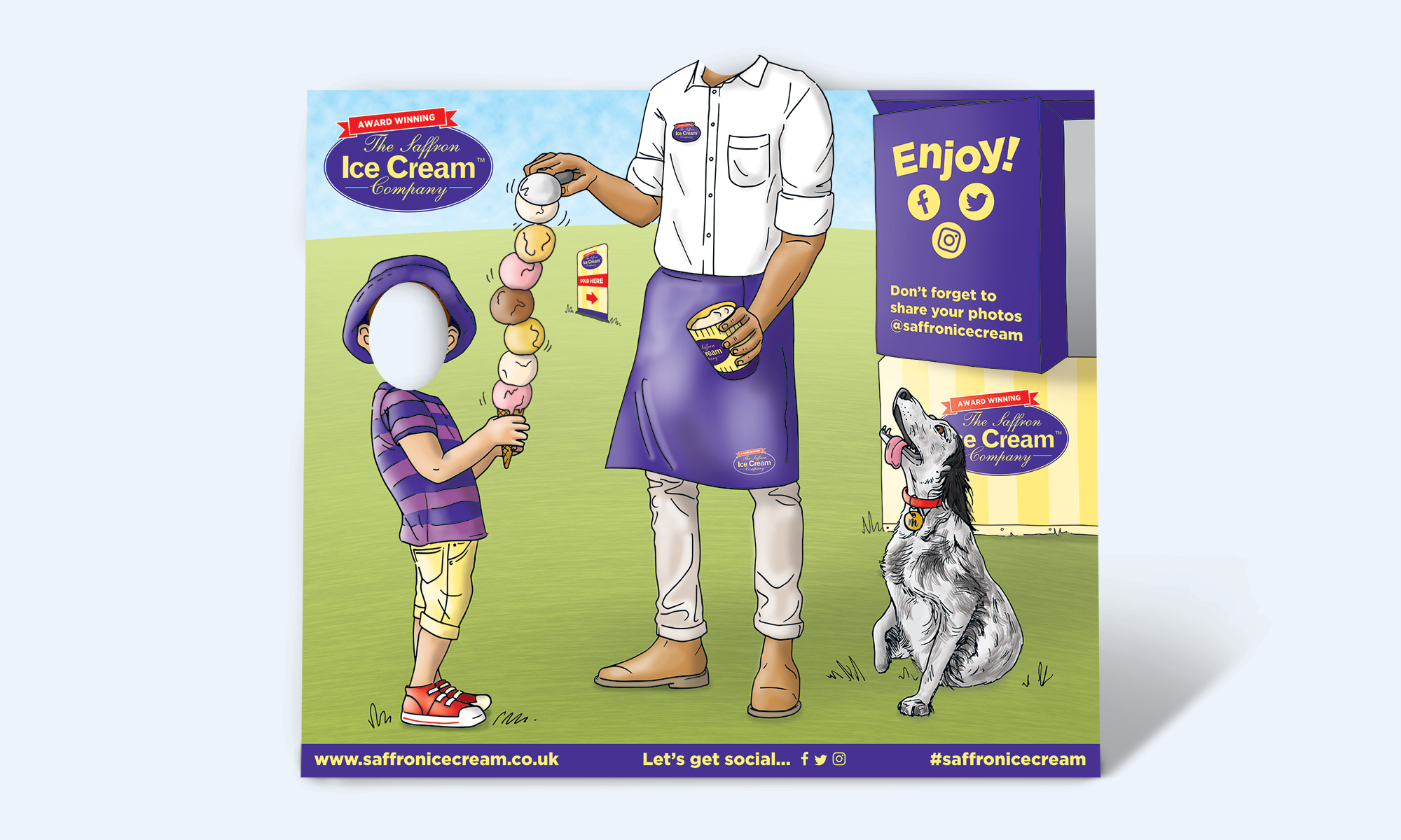 Alison-Norden-c2017_-Saffron-Ice-Cream-Face-in-a-hole-Board_case-study