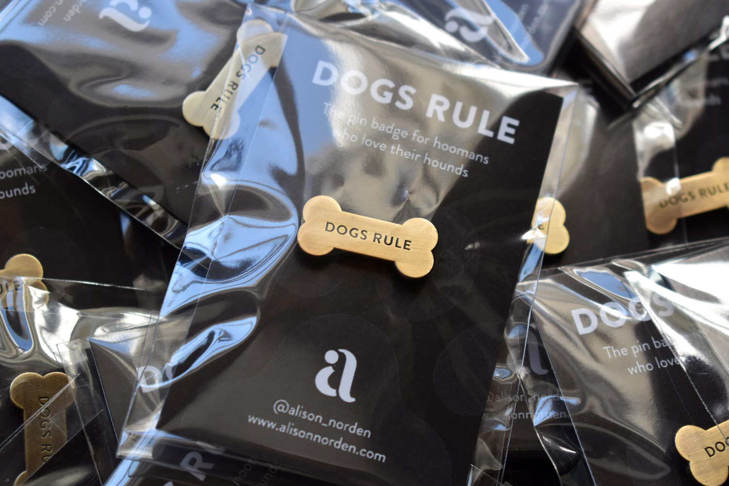 Ali-Norden_Dogs-Rule_Antique-Gold-Pin_Wrapped